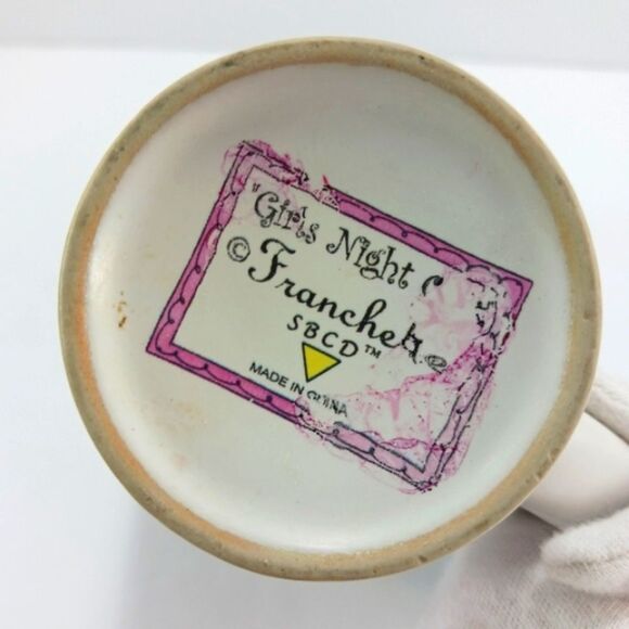 Franchelle Girls Night Out Coffee Mug One. Dress Shopping Motif Boutique - Picture 2 of 10
